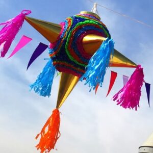 Piñata Cometa Multicolor a Súper Precio