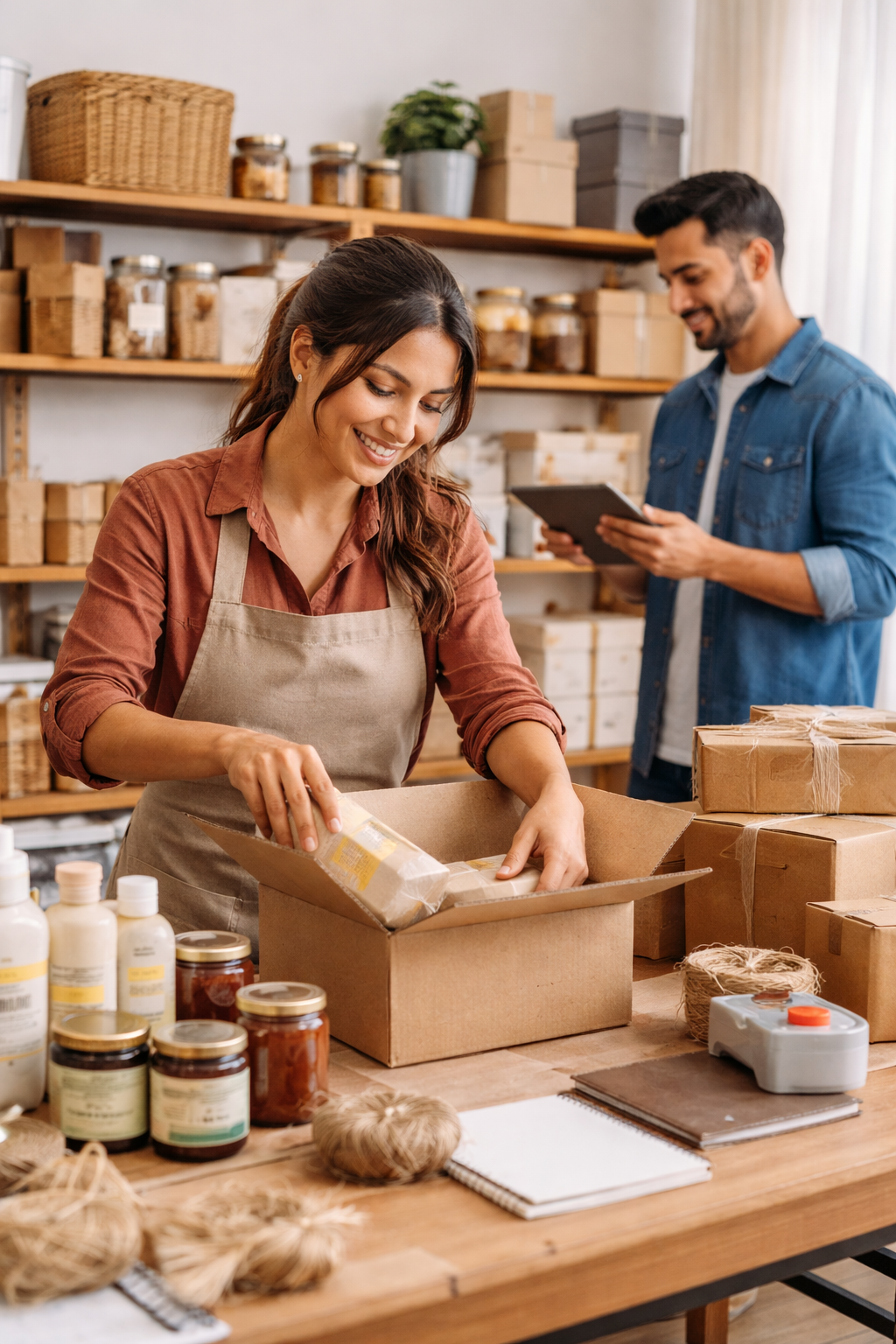 Emprendedora salvadoreña fortaleciendo su negocio digital
