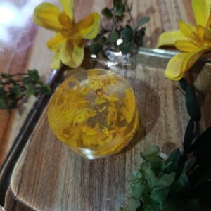 jabón artesanal de cúrcuma y miel