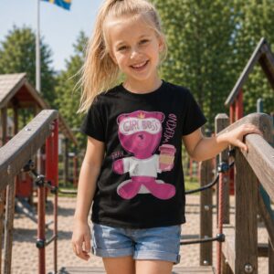 Camiseta moderna para chicas con estilo seguro de sí mismas.